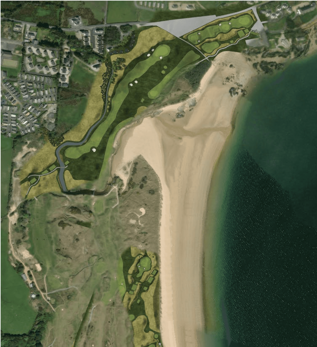 Aerial Renderings of the proposed renovation to the course.